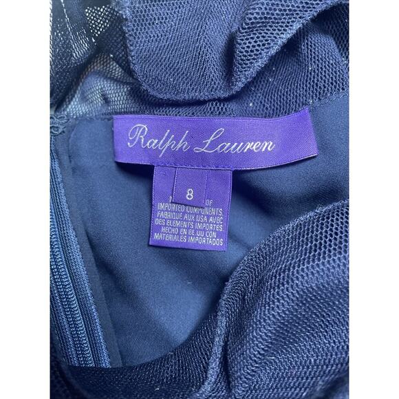 Ralph Lauren Collection Purple Label Long Sleeve Top Runway Blouse Sheer Neck 8 - Picture 7 of 10